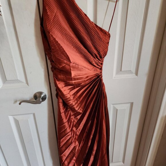 Saints & Secrets Pleated Asymmetric Maxi Dress – AU 10 / US M – NWT - Picture 12 of 13